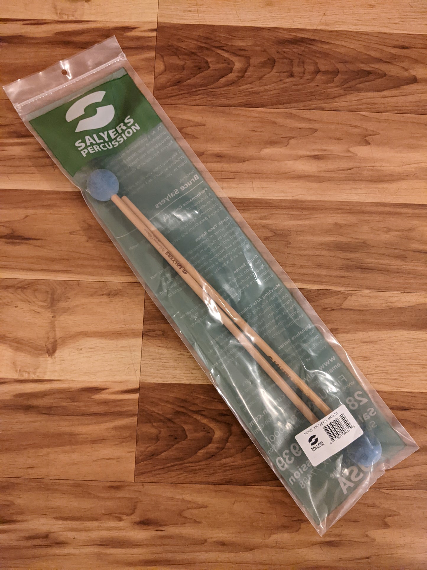 Salyers Percussion PCX21 1.25" Hytrel Rattan Mallets