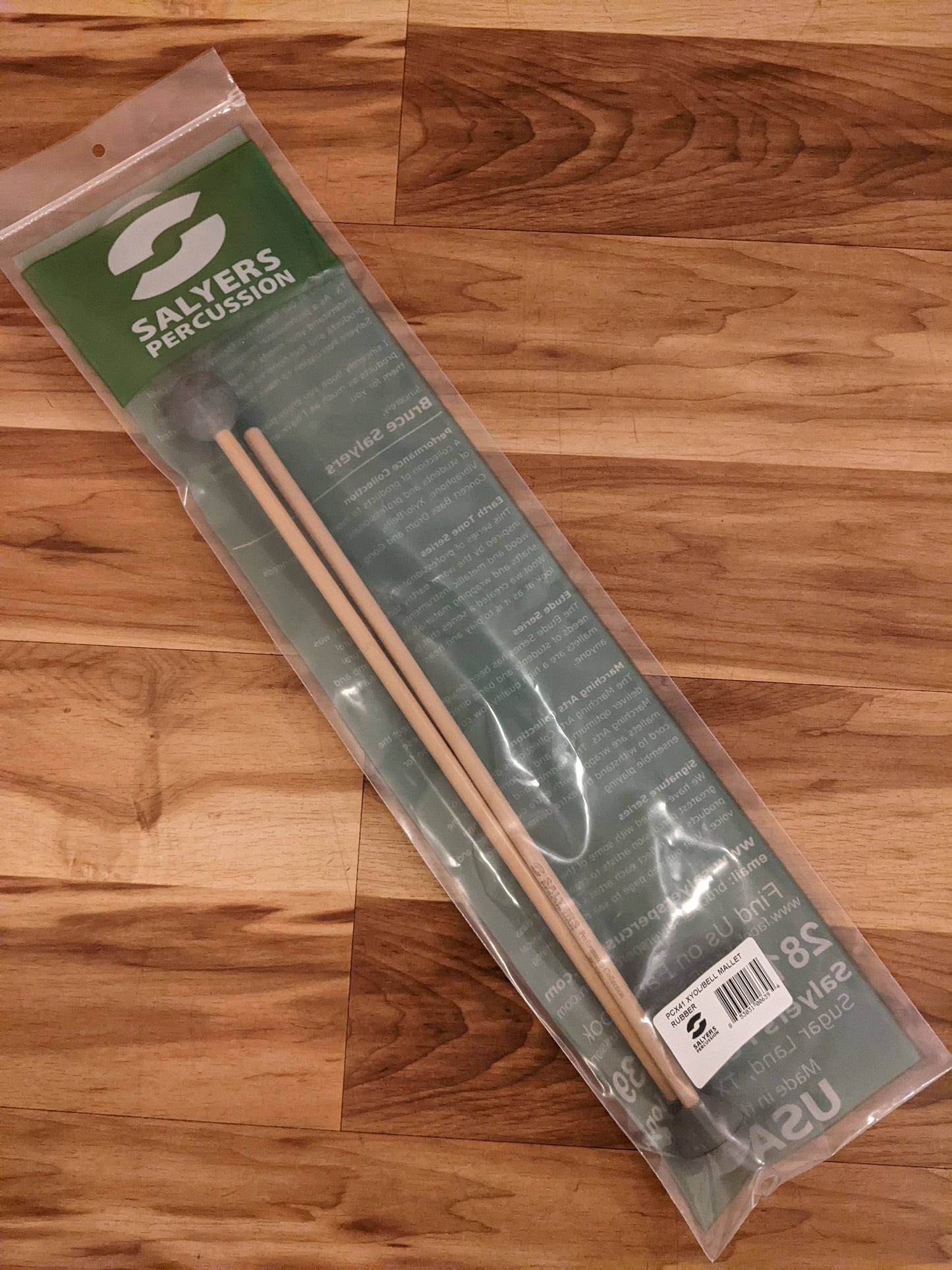 Salyers Percussion PCX41 Soft Rubber Rattan Mallets