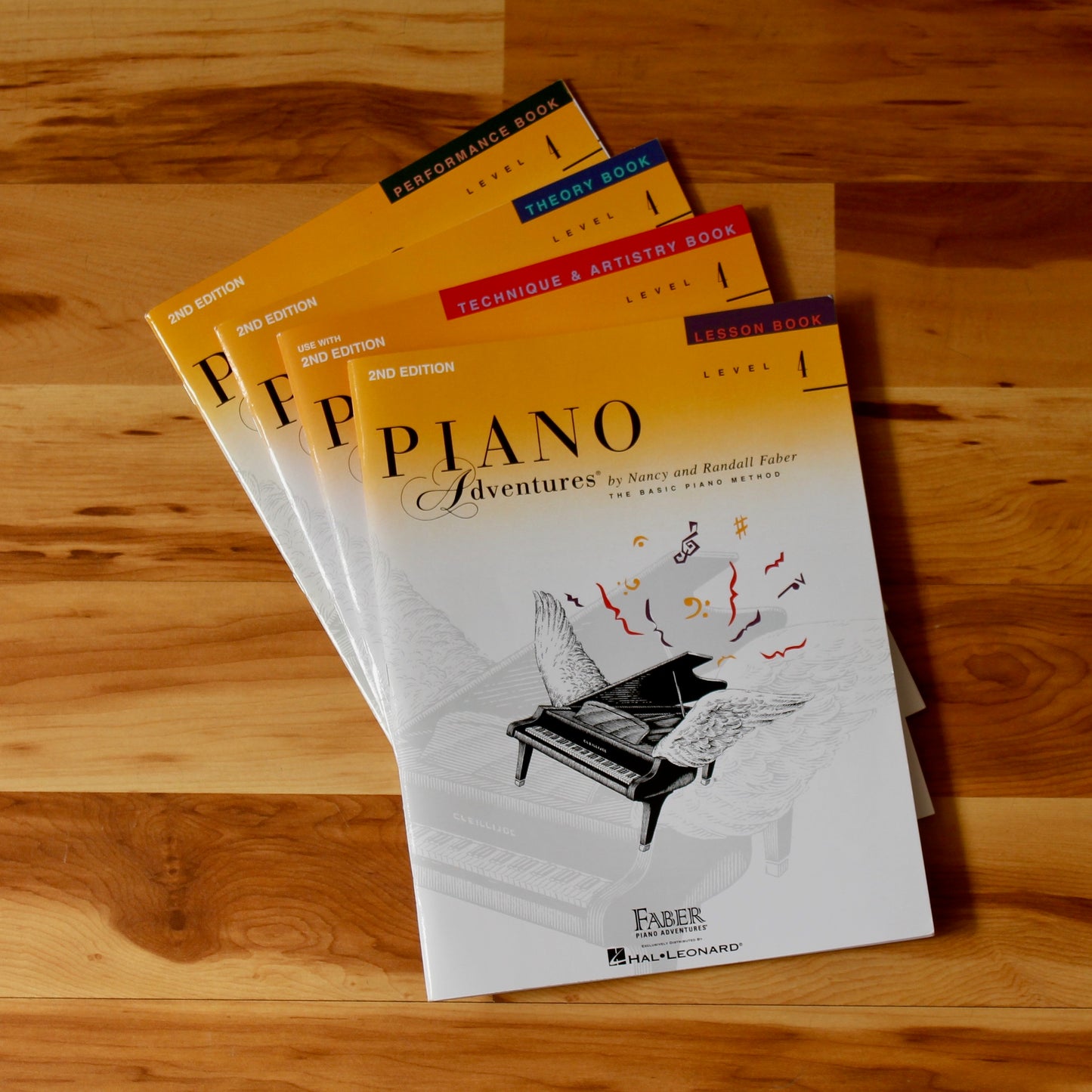 Piano Adventures Level 4, 4-Pack