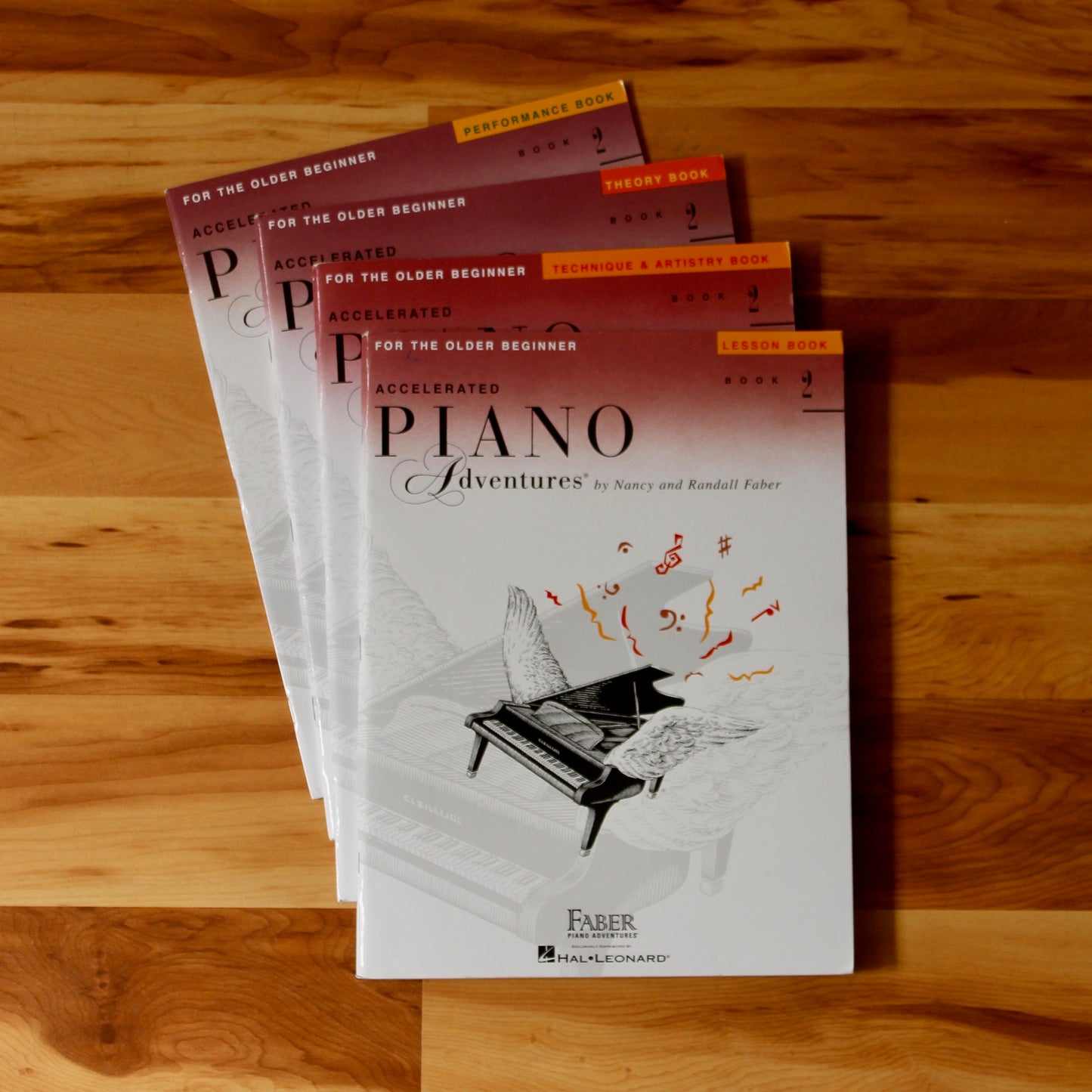 Piano Adventures for the Older Beginner Level 2, 4-Pack