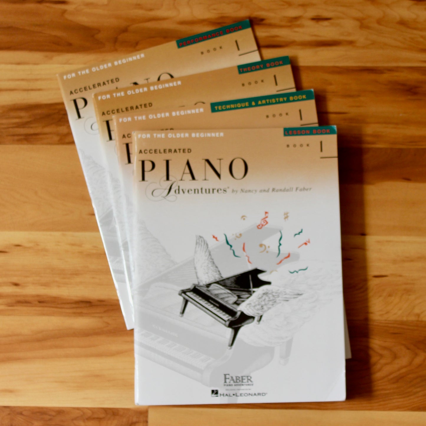 Piano Adventures for the Older Beginner Level 1, 4-Pack