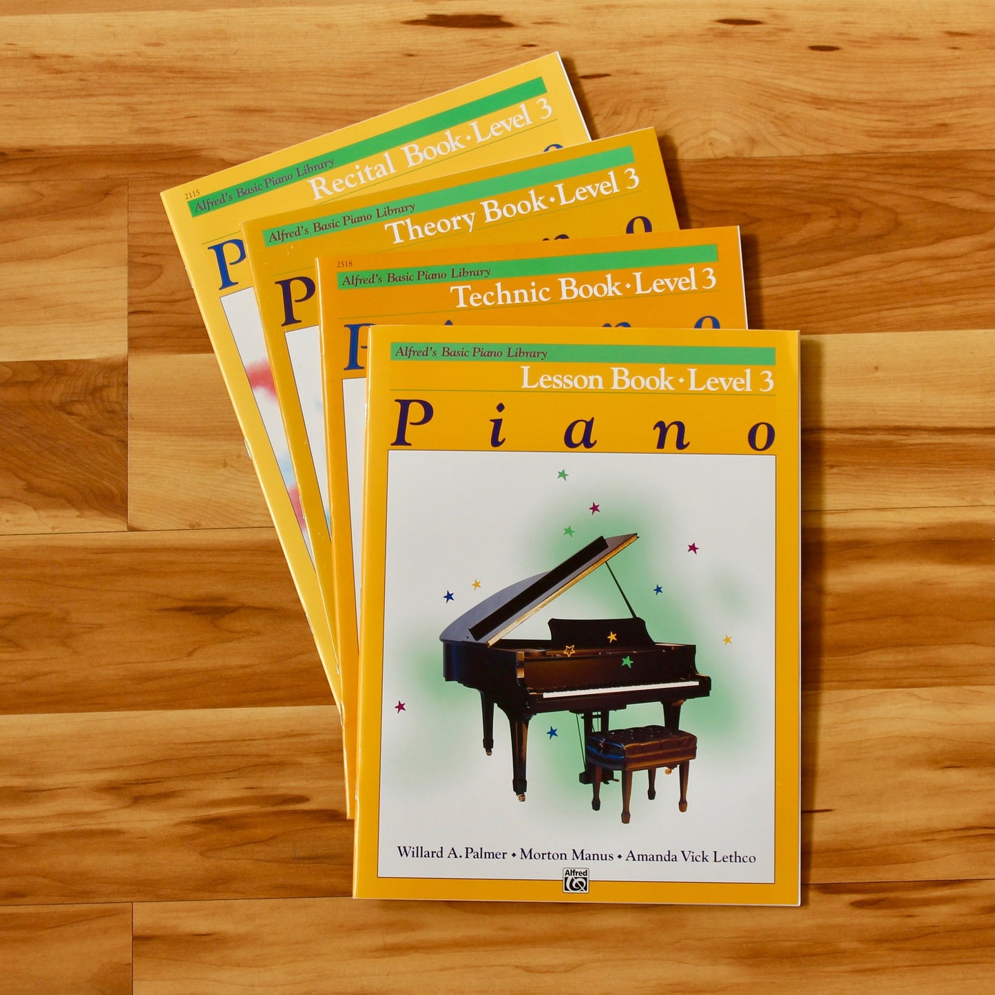 Alfred Basic Piano Level 3, 4-Pack