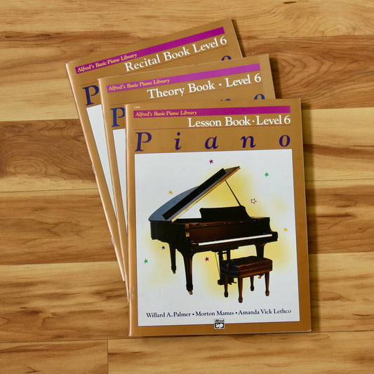 Alfred Basic Piano Level 6, 3-Pack