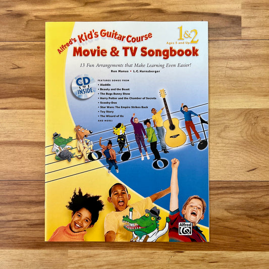 Alfred's Kids Guitar Course Movie & TV Songbook 1 & 2