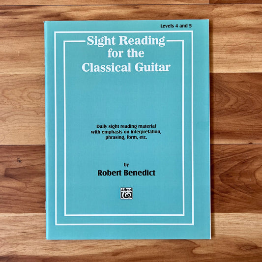 Alfred Sight Reading for the Classical Guitar Levels 4 & 5