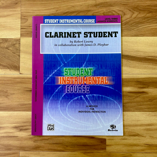 Student Instrumental Course for Clarinet - Clarinet Student Level 3